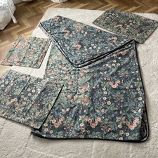 vintage Sheridan BOTTICELLI double bed duvet cover 2 pillowcases 1 cushion cover