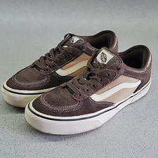 Unisex Size Uk 6 VANS Pro low old school style skate shoes Trainers Brown
