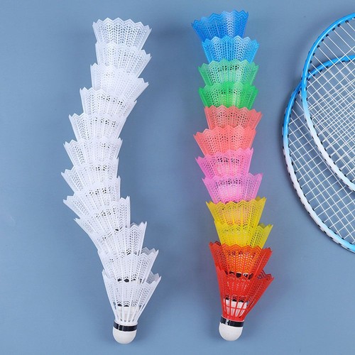 12pcs colourful shuttlecocks - 12pcs,