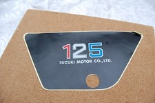 suzuki ts125 c sidepanel sticker emblem  nos