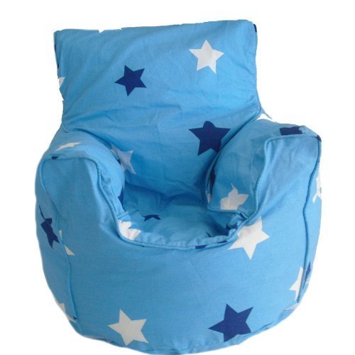 Cotton blue stars bean bag - cotton,