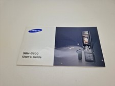 New Old Stock English Samsung SGH G600 User Guide Manual 3UKPOST