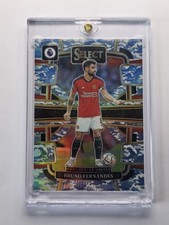 2023-24 Panini Select Soccer Bruno Fernandes Manchester United /110 Winter Camo