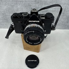 Olympus OM-1N 35mm SLR Film Camera & OM 50mm F1.8 Lens. Meter Working. Tested