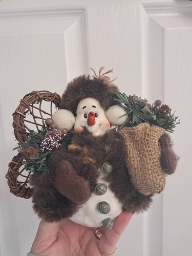 Snowman snowlady fur snowshoes - snowlady,