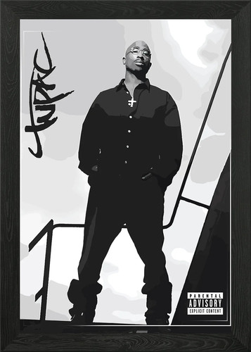 Tupac shakur framed wall - tupac,