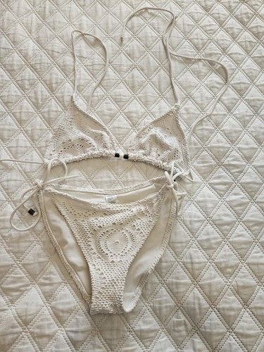 Vintage topshop white crochet - vintage,