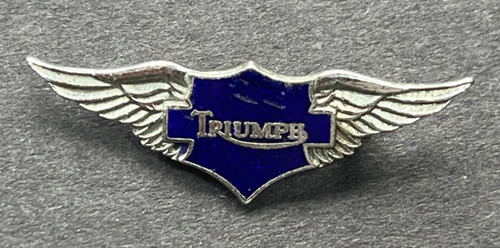 Motorcycle pin badge - motorcycle, triumph
