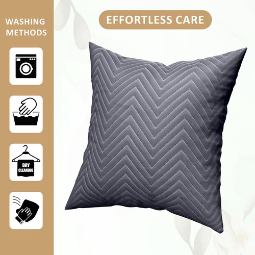 Quilted grey velvet - quilted,