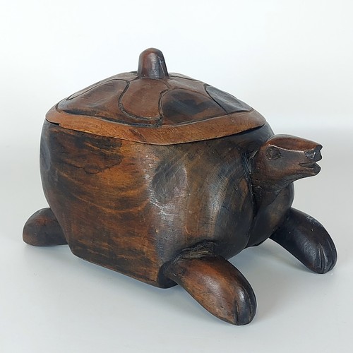 Handmade wooden tortoise - handmade,