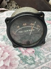 Fuel Air Ratio instrument  US army aircraft airplane British ww2 Spitfire Gauge