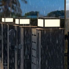 Garden Gate Pillar Lamp