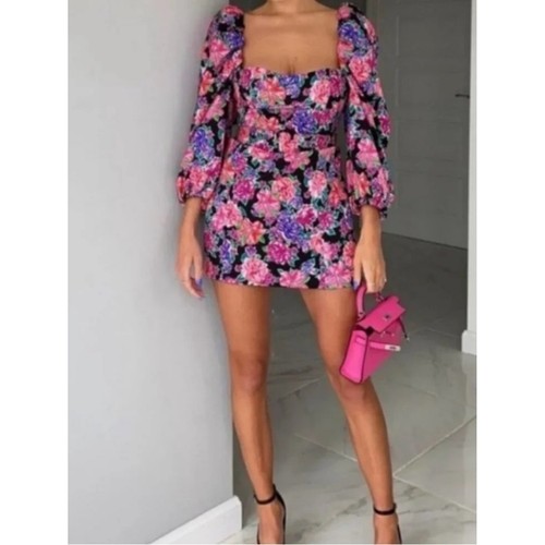 Zara floral puff sleeve - floral,