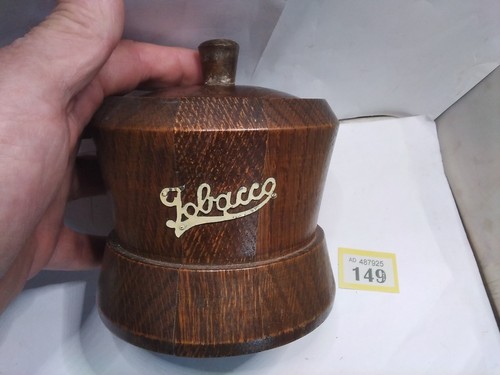 Oak tobacco jar - oak,