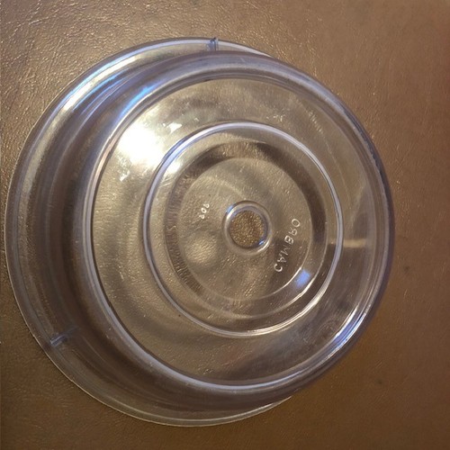 Cambro clear plastic - 10'',