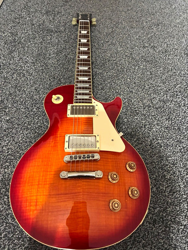 Burny les paul red solid - burny,