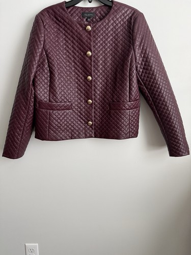 Nwt talbots mulberry faux - mulberry,