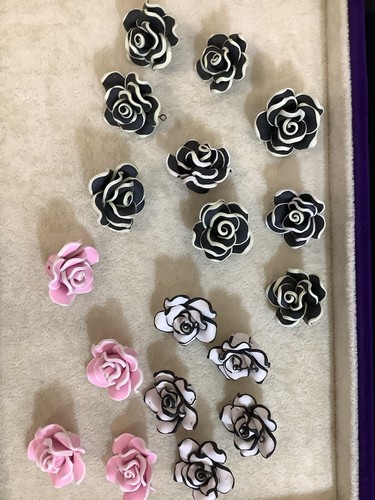 Lovely polymer clay - lovely, rosettes