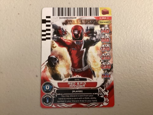 Power rangers action card game - power,