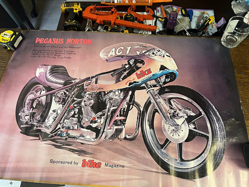 Pegasus norton motorcycle drag - motorcycle,