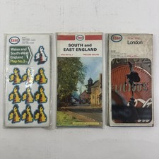 3x Vintage Esso Road Maps No 1