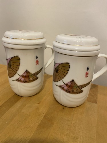 Chinese porcelain tea mug - porcelain,