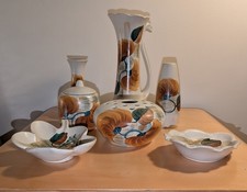 E Radford Hand Painted Pottery Collection 