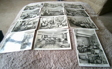 RMS Queen Elizabeth Collection of 12 RP Postcards Rooms Etc - All LIsted