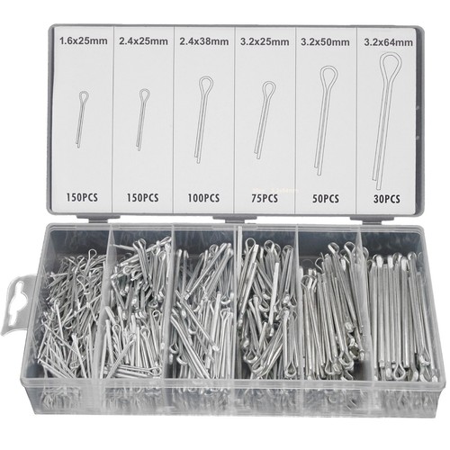 Split cotter pins castellated - split,