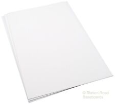 Plasticard Seconds 30% Off, 3 Thick Assorted Sheets White Matt Finish Size A4+