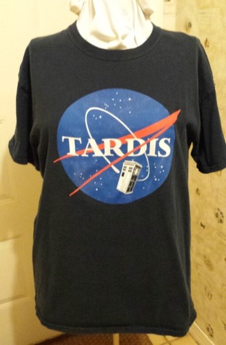 Tardis nasa like logo black - tardis, nasa-like