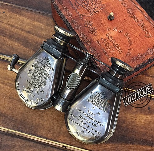 Vintage double eye spyglass - vintage,
