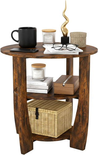 Tier round side table - side,