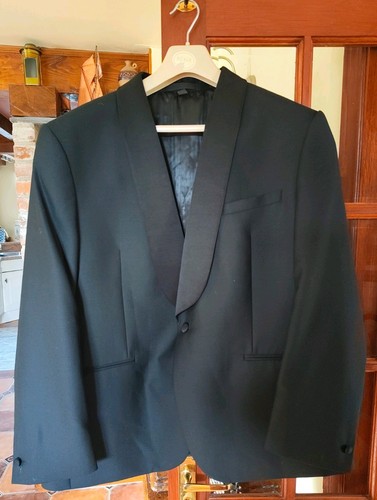 Men wool suit jacket s - wool, m&s