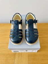 Clarks Unisex Navy Leather