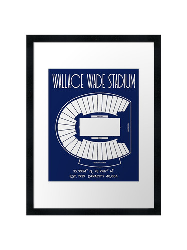 Wallace wade stadium - wallace, framed