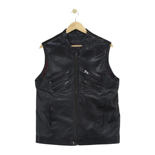 Yogo lamb leather vest - yogo, jacket