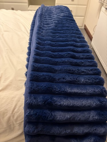 Ribbed throws fleece - throws, blanket