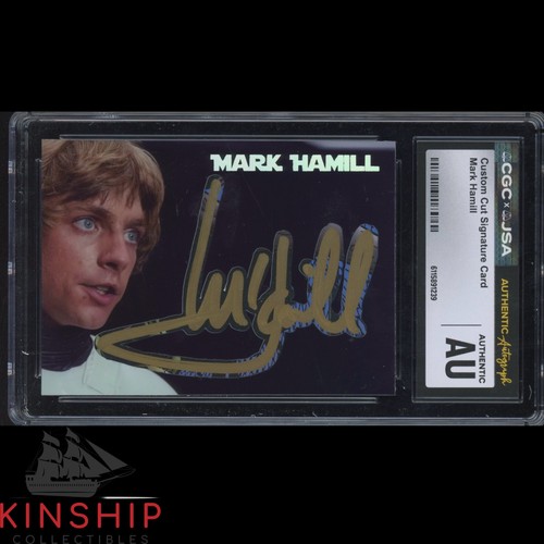 Mark hamill signed cut custom - hamill,