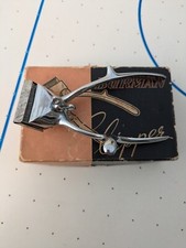 Vintage Burman Hand Held Mechanical Hair Clippers In Original Box