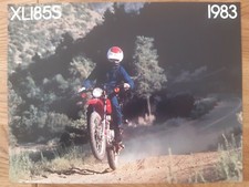 NOS HONDA XL 185 S 1983 SALES BROCHURE BOOKLET VINTAGE XL185S 83 