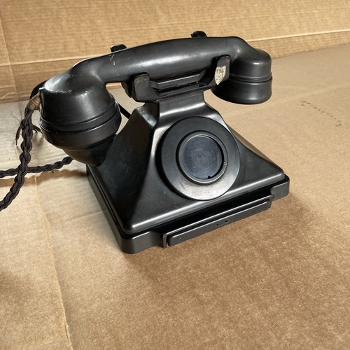 Antique gpo bakelite telephone - antique,