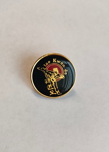 Taekwondo metal lapel pin - taekwondo,