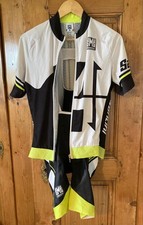 Santini Interactive 2.0 Cycling Race Kit Jersey & Bib Shorts Medium Yellow