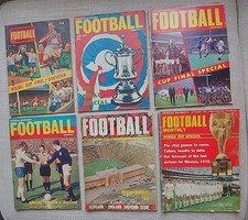 6 Charles Buchan Special Issues FA Cup Finals62,67,68 World Cup 70 England 67,68