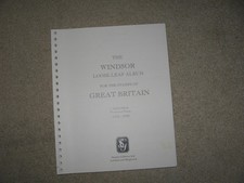 Volume II GB WINDSOR 1952-70 ILLUSTRATED STAMP ALBUM PAGES + 366 STAMPS
