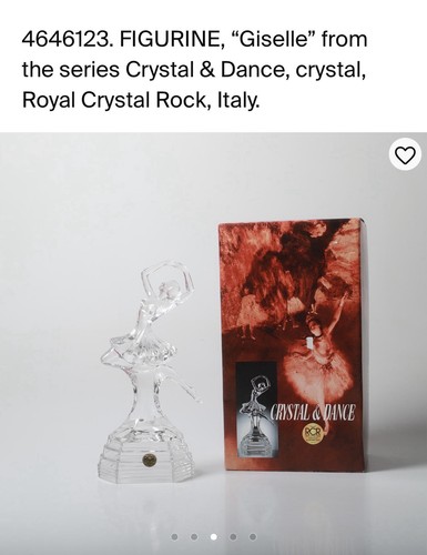 Crystal glass ballerina - crystal,