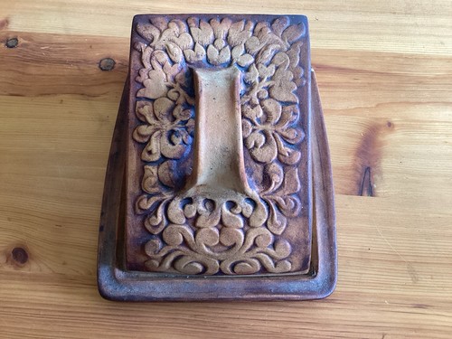 Quantock pottery cheese plate - quantock,