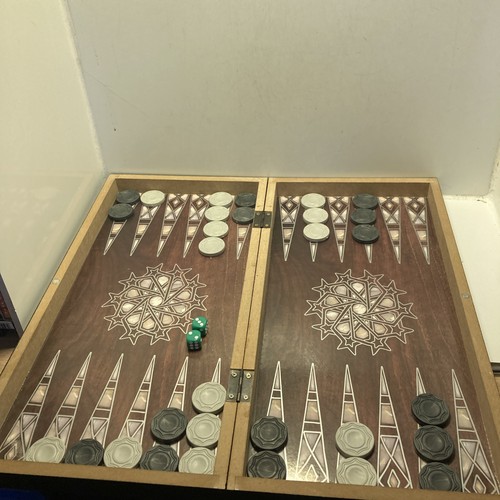 Glass chess set backgammon - chess, set/