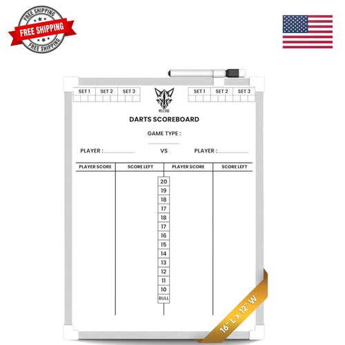 Large dart scoreboard - large, 16"